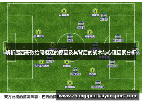 解析墨西哥败给阿根廷的原因及其背后的战术与心理因素分析